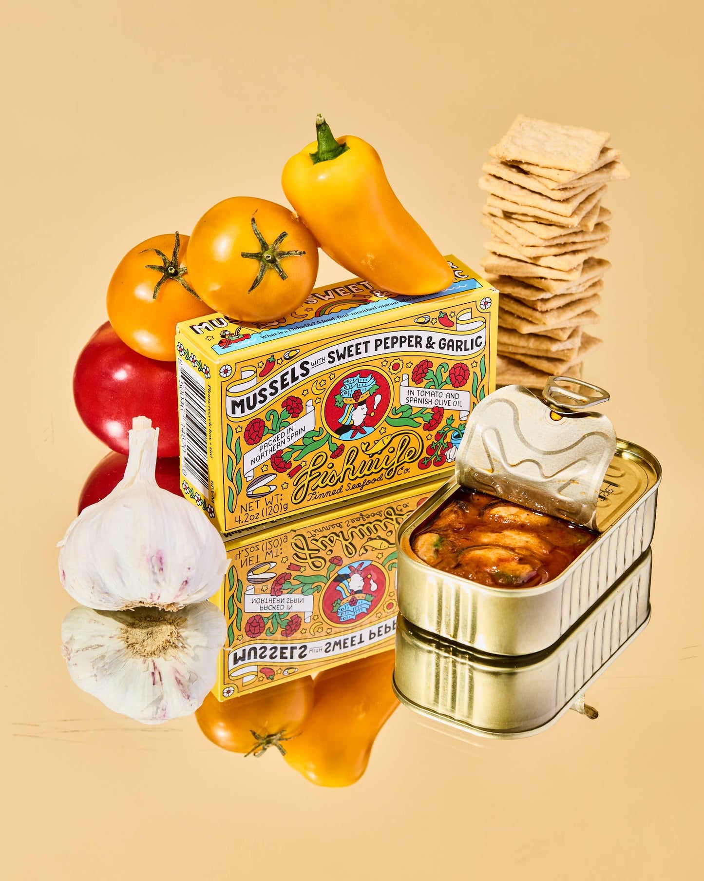 Mussels with Sweet Pepper & Garlic - Another Banger