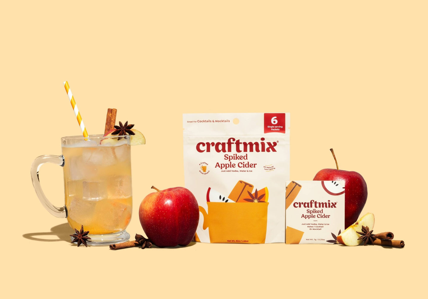 Spiked Apple Cider Cocktail Mixer - 6 Servings Multipack - Another Banger