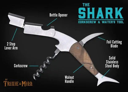 "The Shark" Waiters Tool – Corkscrew, Wine Key - Another Banger